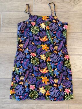 Vans Black Tropical Floral Print